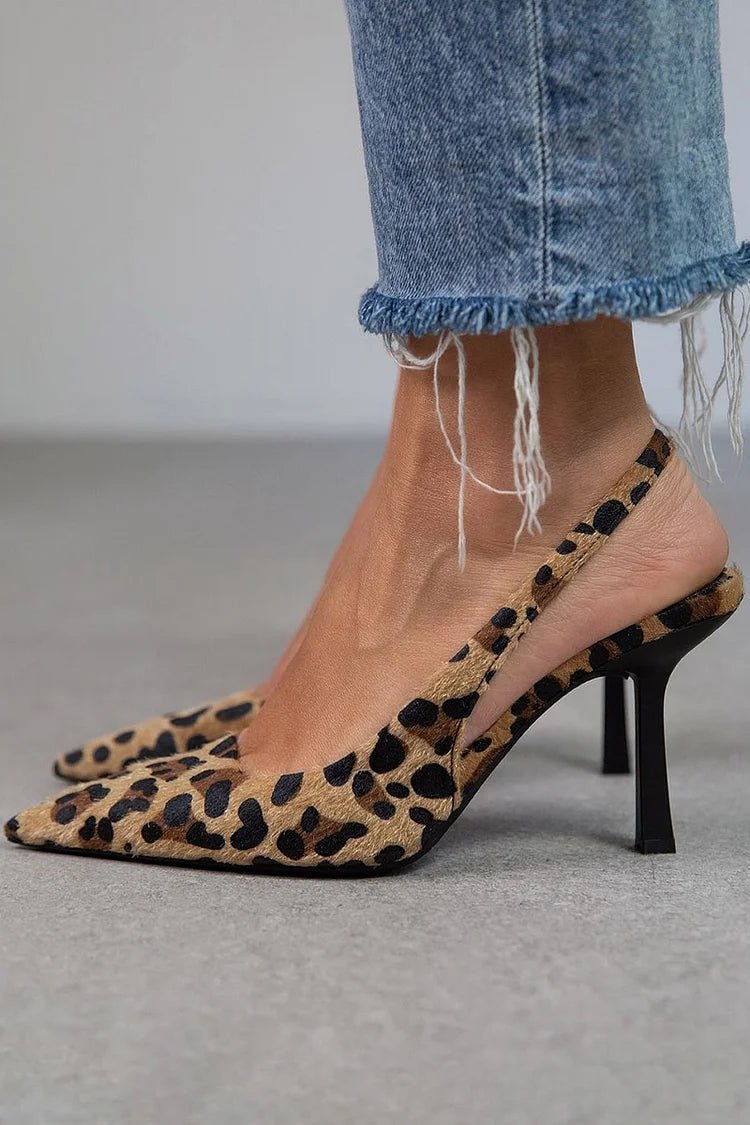 Avery | Absatze mit Leopardenmuster und Comfort