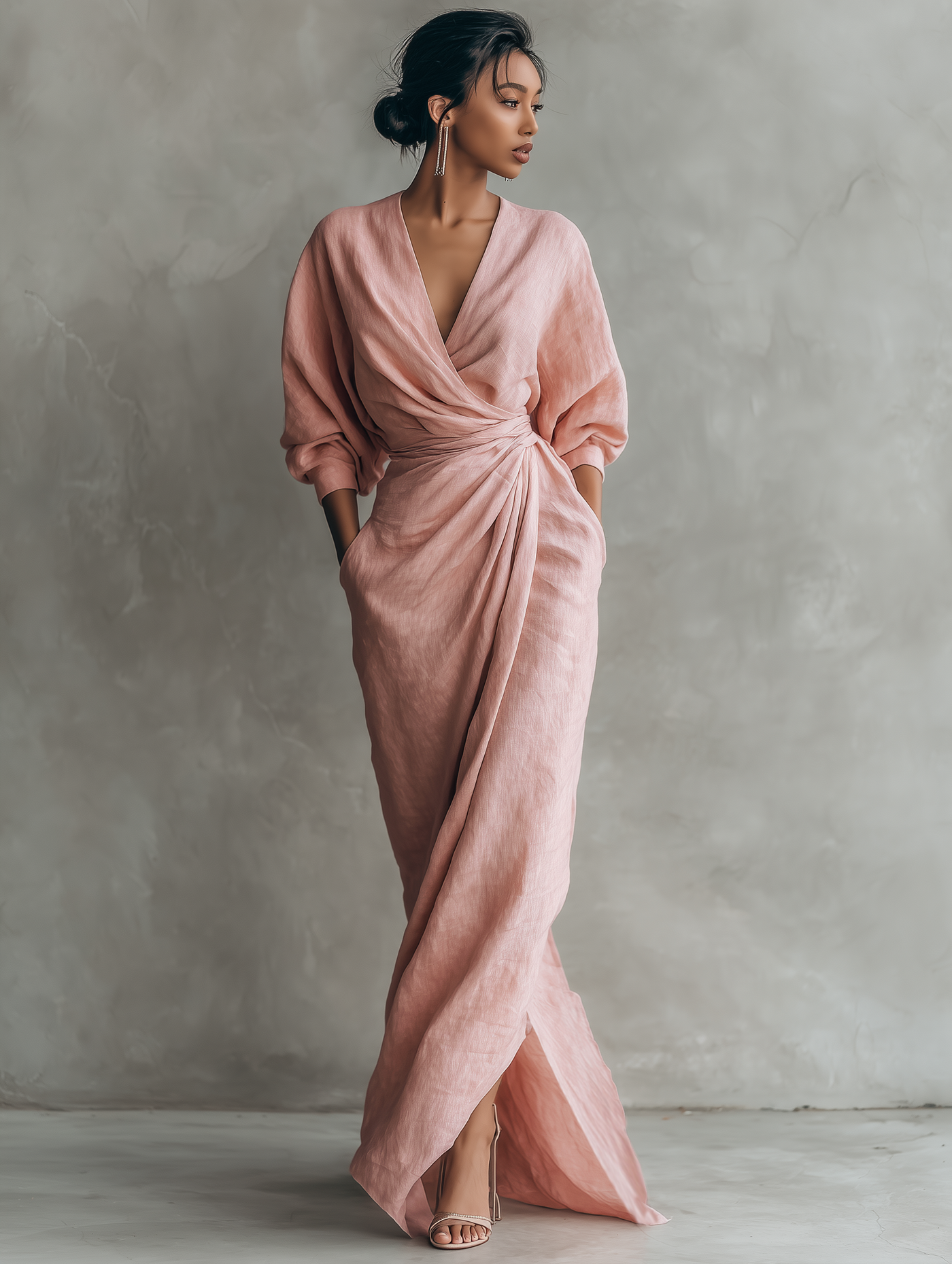 Rosalie | Kleid mit V-Ausschnitt