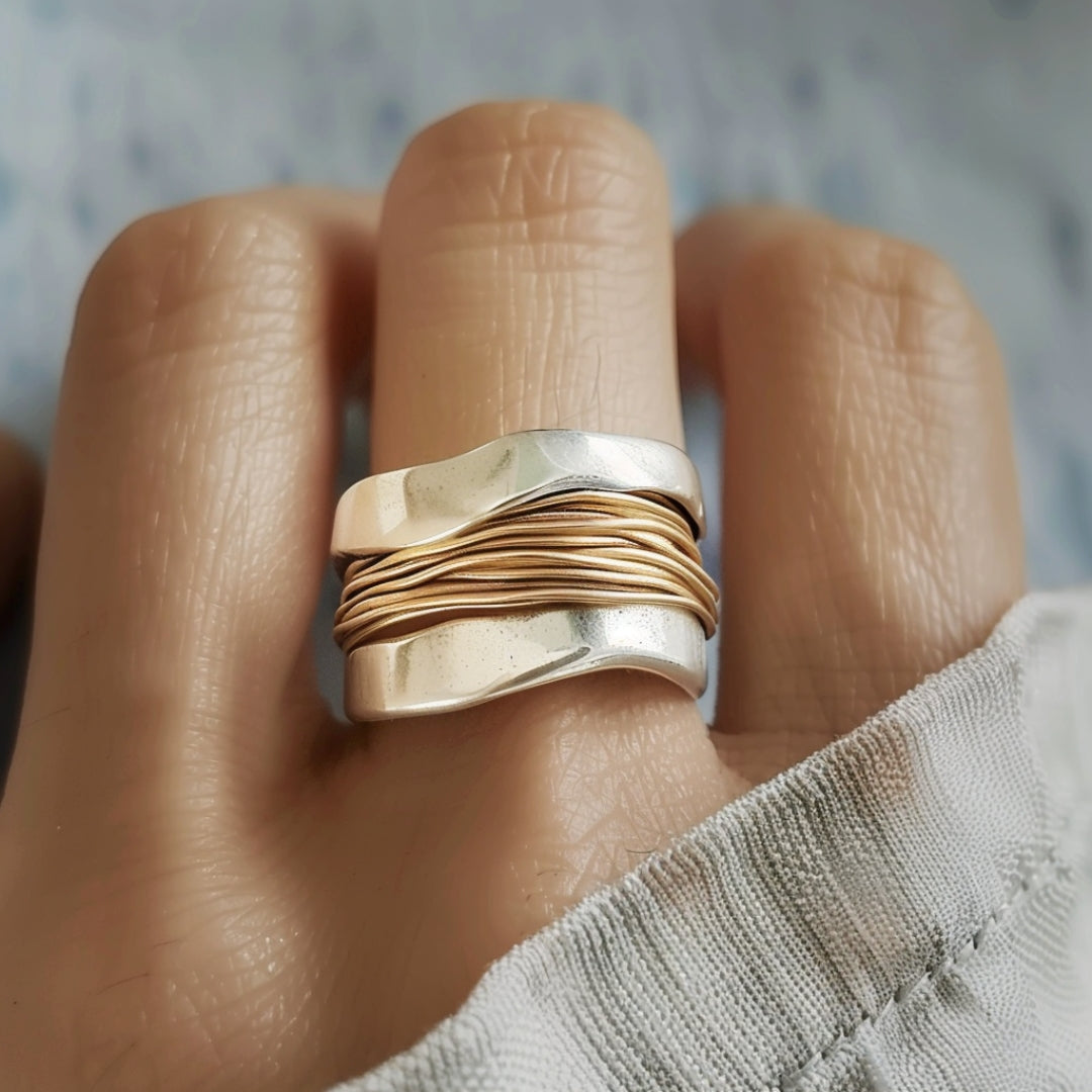 Elin | Wundervoller Ring in Gold und Silber