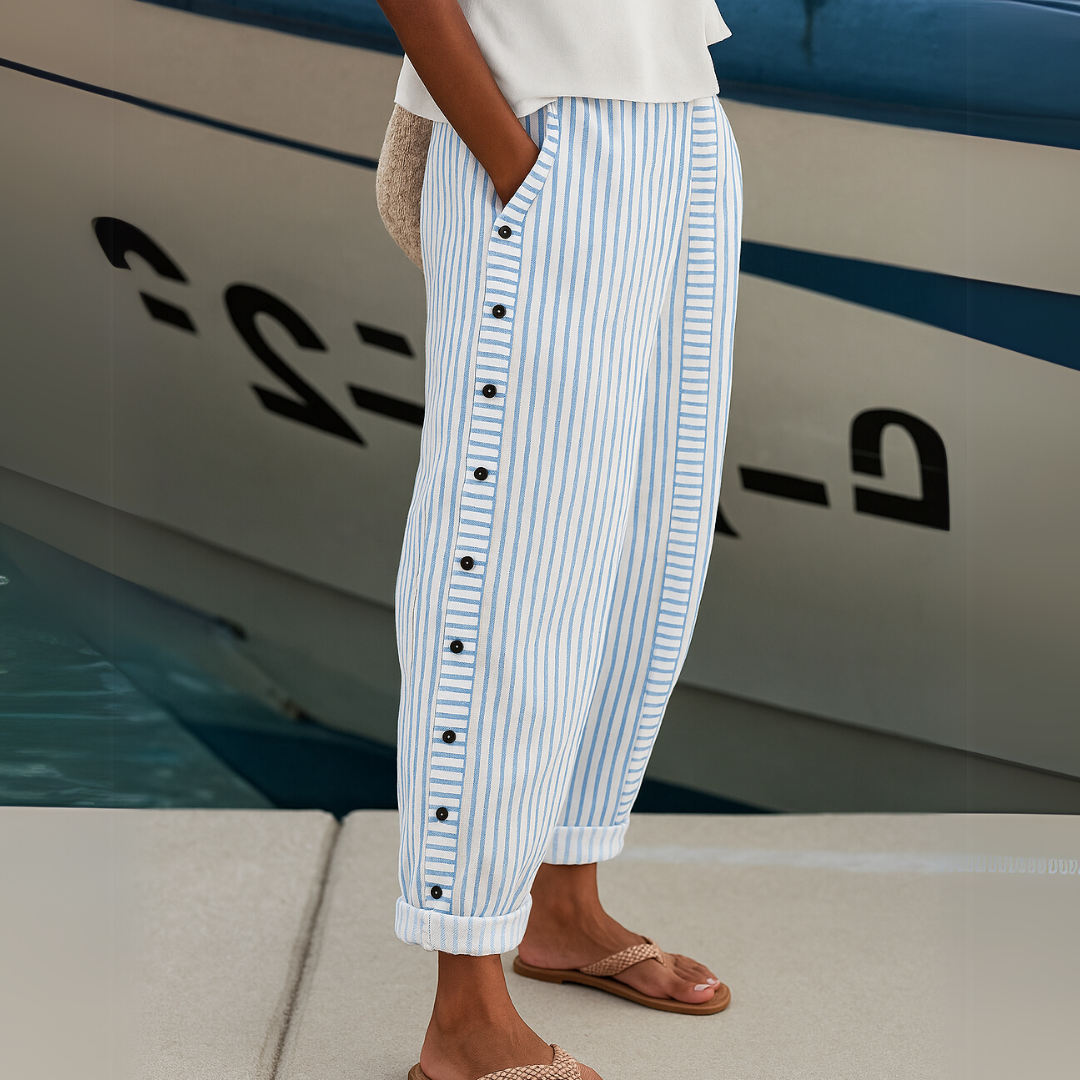 Caitlin | Trendige Streifenhose