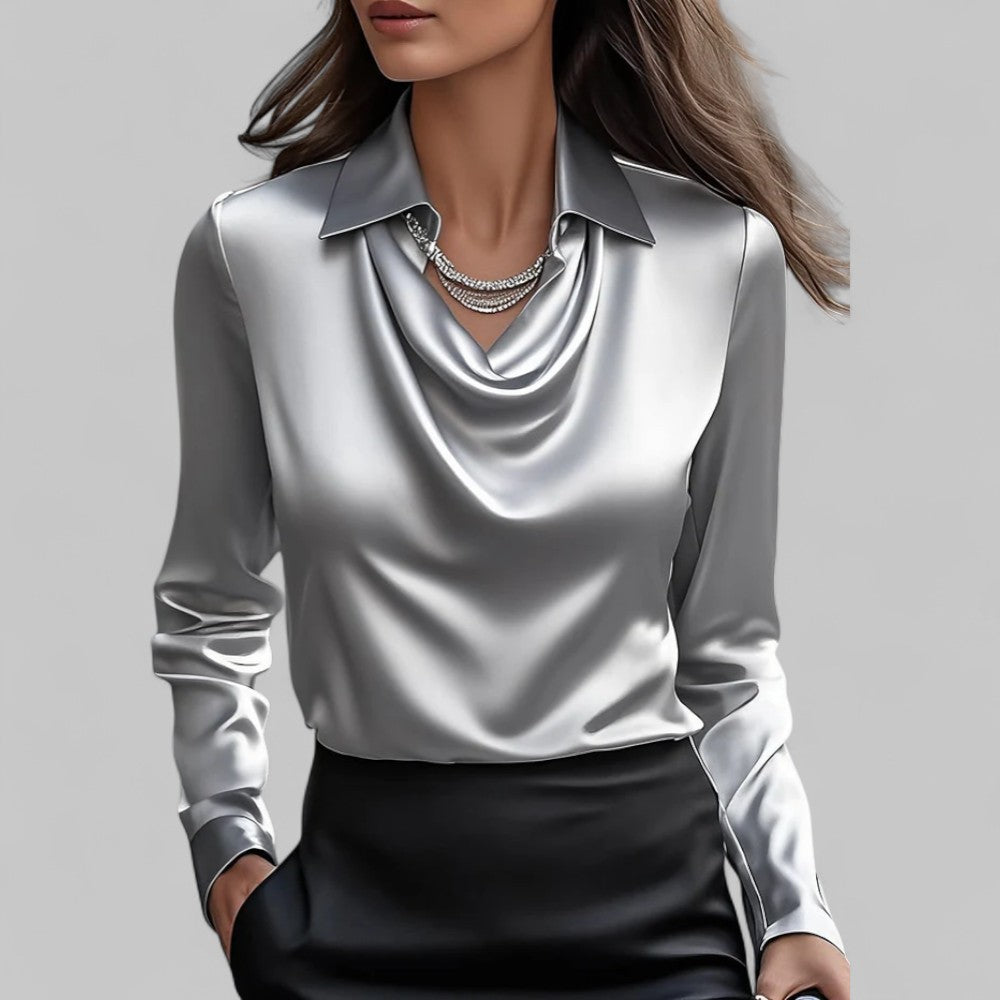 Donna | Satin-Rouge mit Wasserfall-Finish