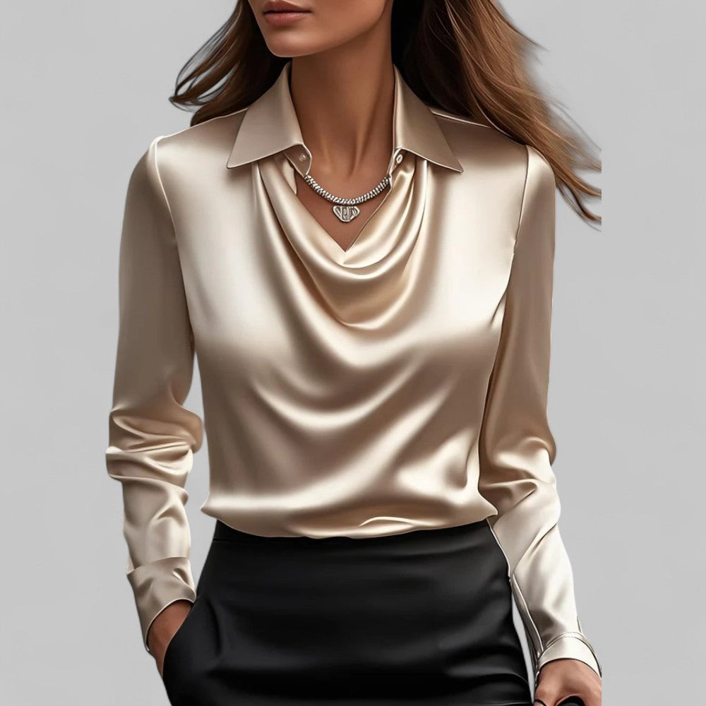 Donna | Satin-Rouge mit Wasserfall-Finish