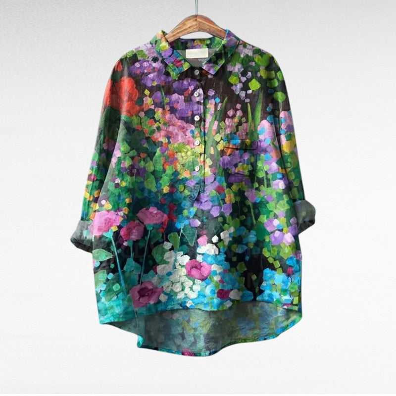 Therese | Luftige Leinenbluse