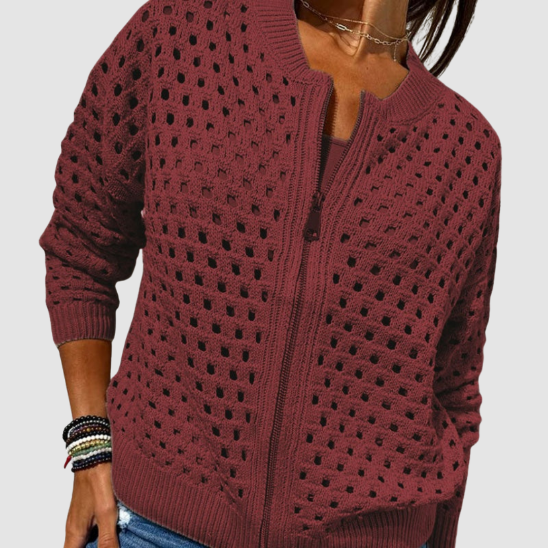 Desiree | Strickjacke mit luxuriöser Struktur