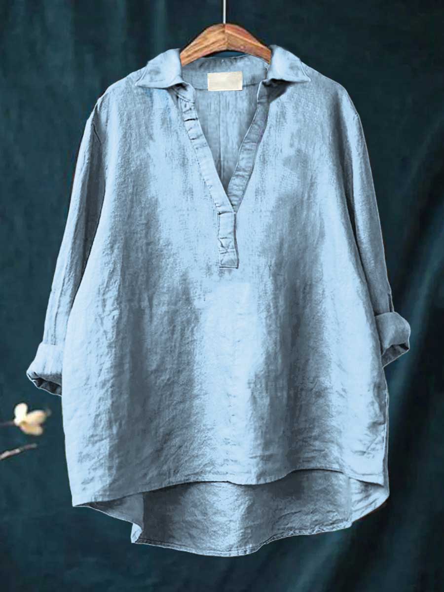 Andrea | Luftige Leinenbluse