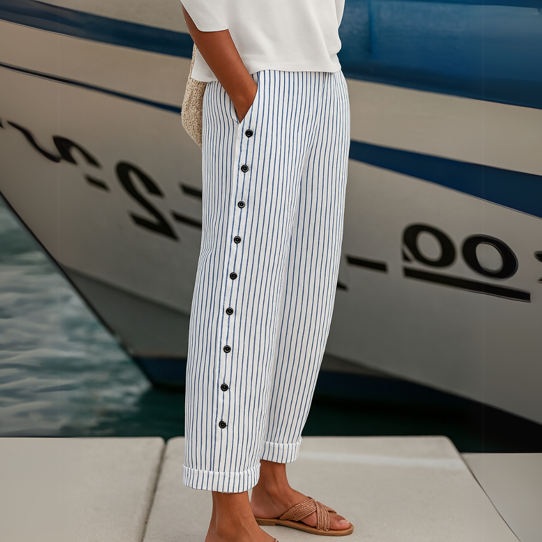 Caitlin | Trendige Streifenhose