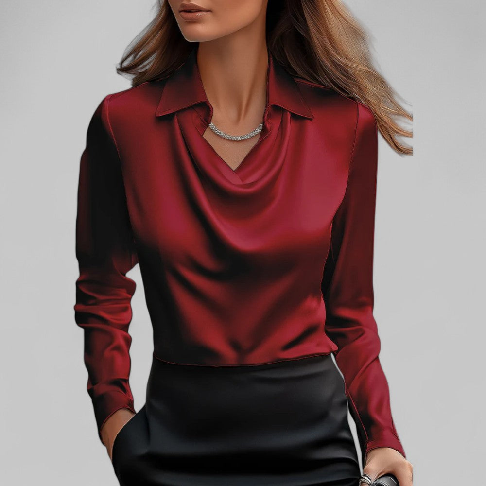 Donna | Satin-Rouge mit Wasserfall-Finish