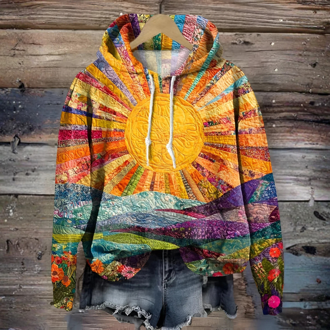 Rianne | Capuzen-Pullover mit Sonnenliege