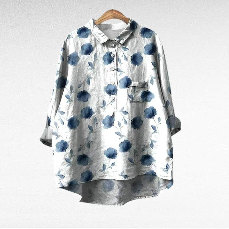 Camille | Luftige Leinenbluse