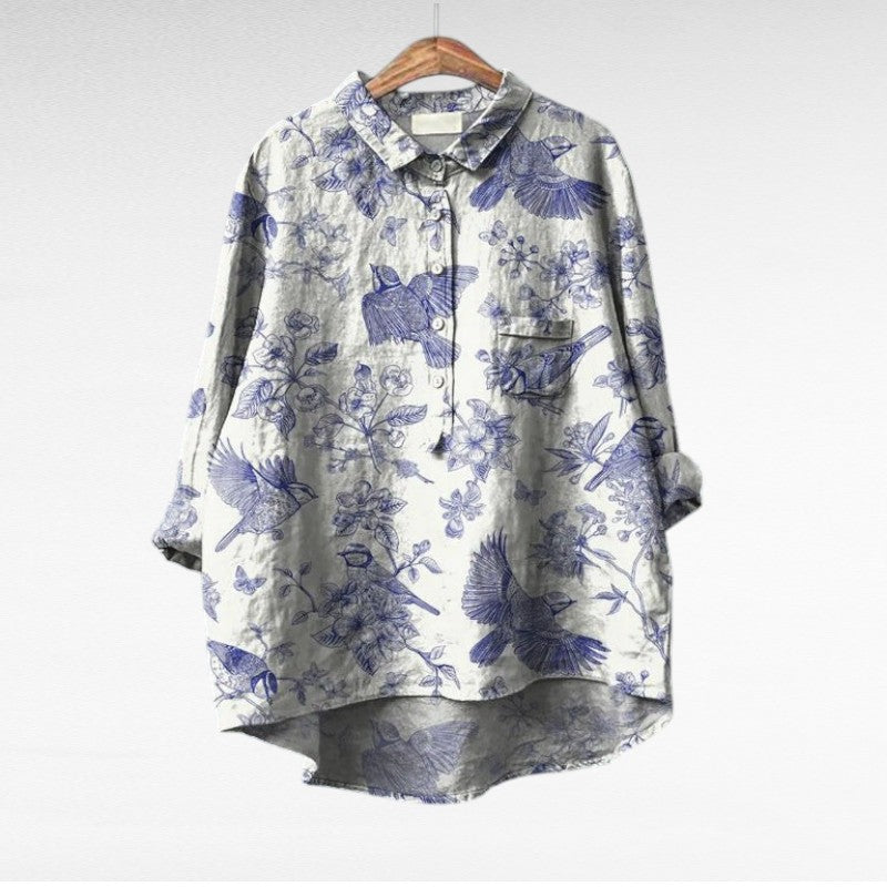 Claire | Luftige Leinenbluse