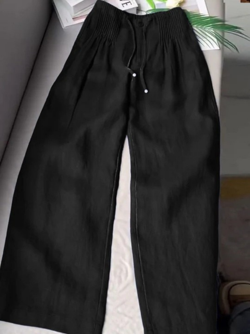 Ilse | Baumwollhose mit weitem Bein