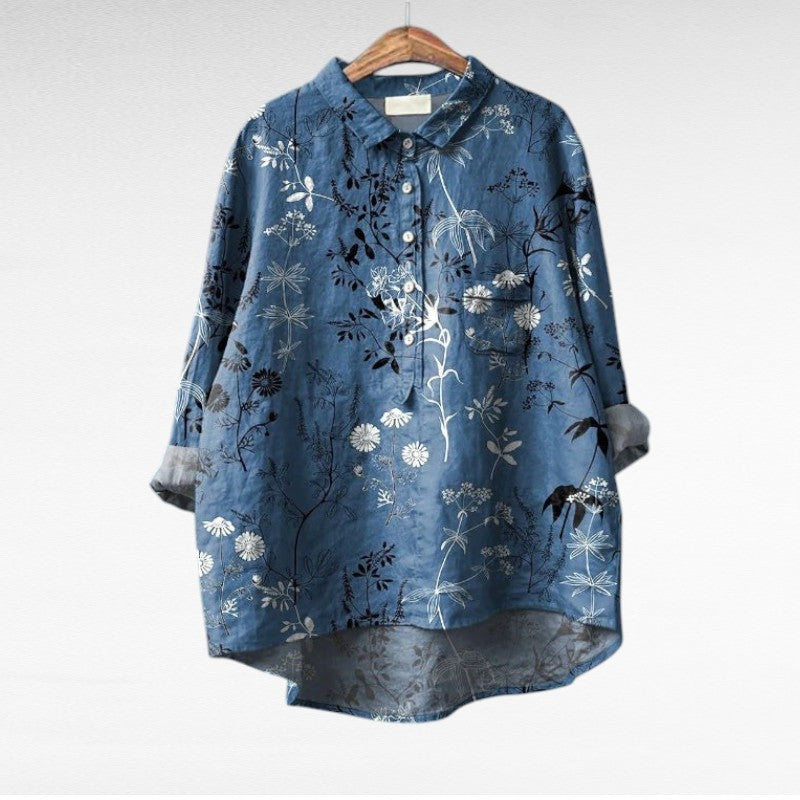 Claire | Luftige Leinenbluse