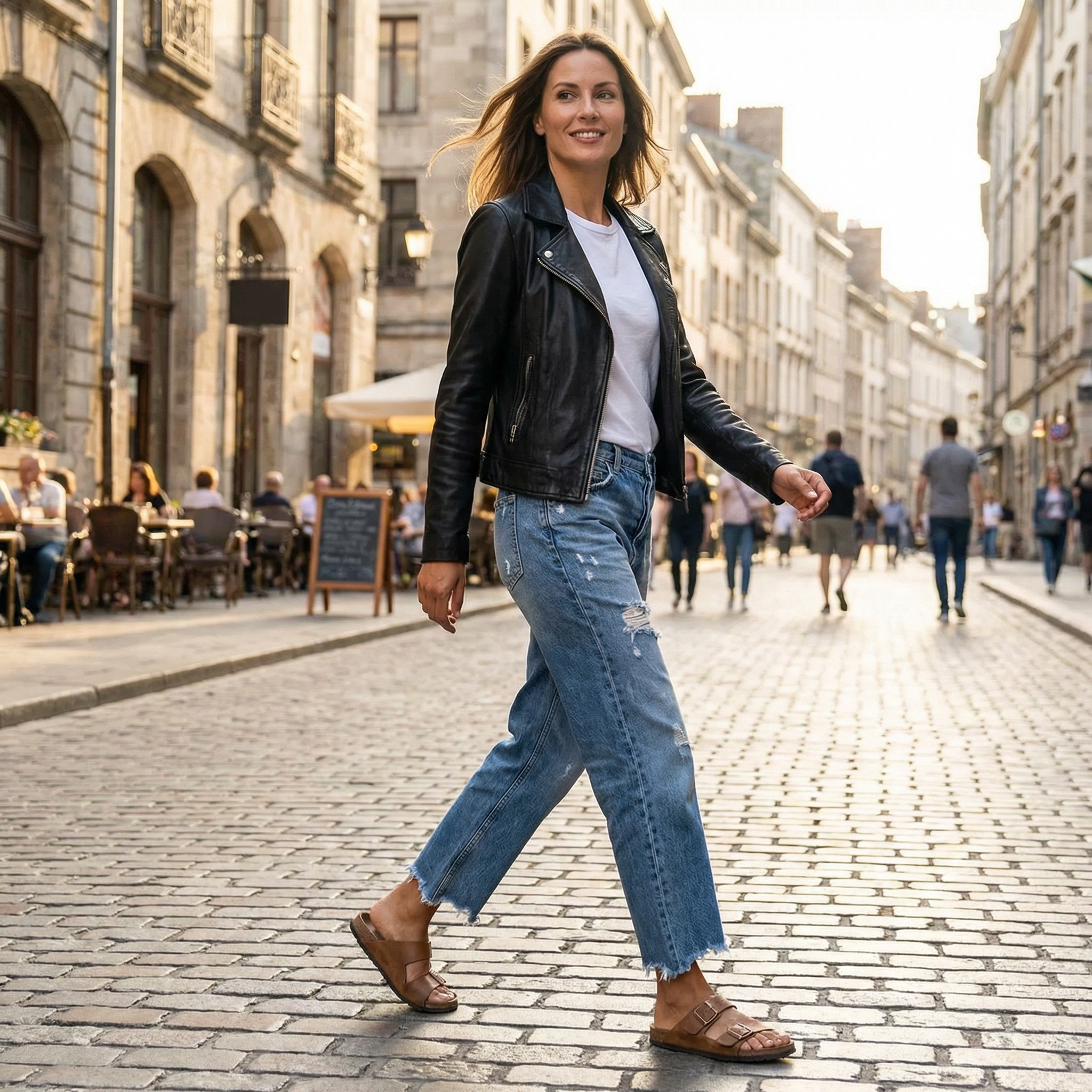 Sanne | Retro-Jeans mit veränderter Passform