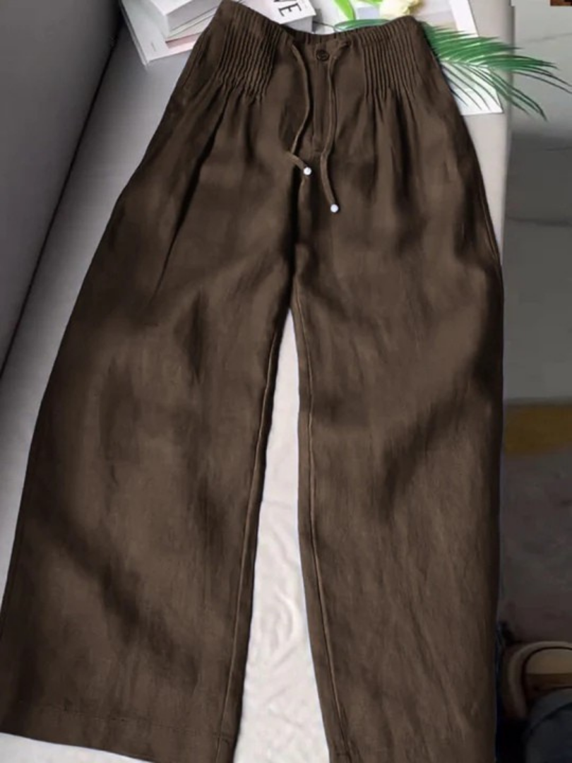 Ilse | Baumwollhose mit weitem Bein