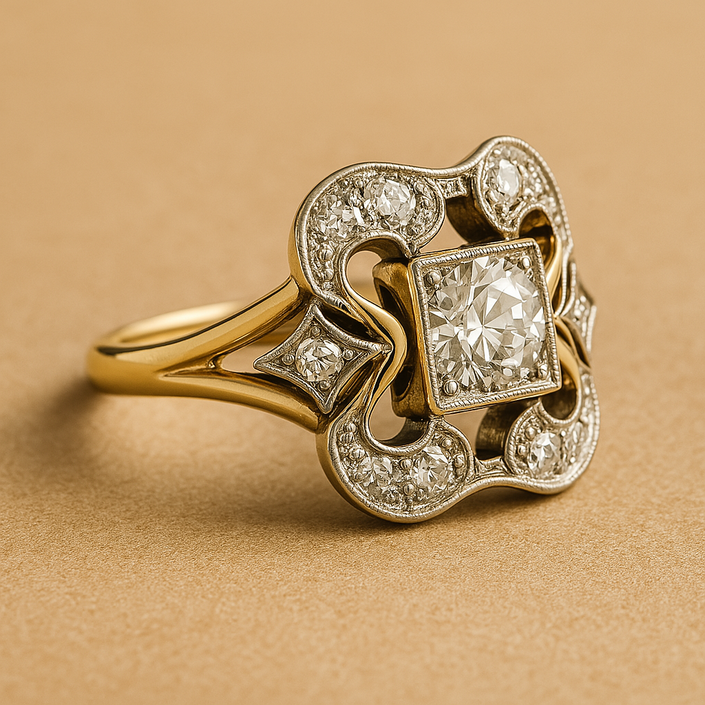 Isabella | Vintage-Ring mit Zirkonia-Steinen