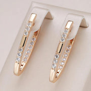 Isabella | Elegante Zirkonia-Ohrringe in Gold