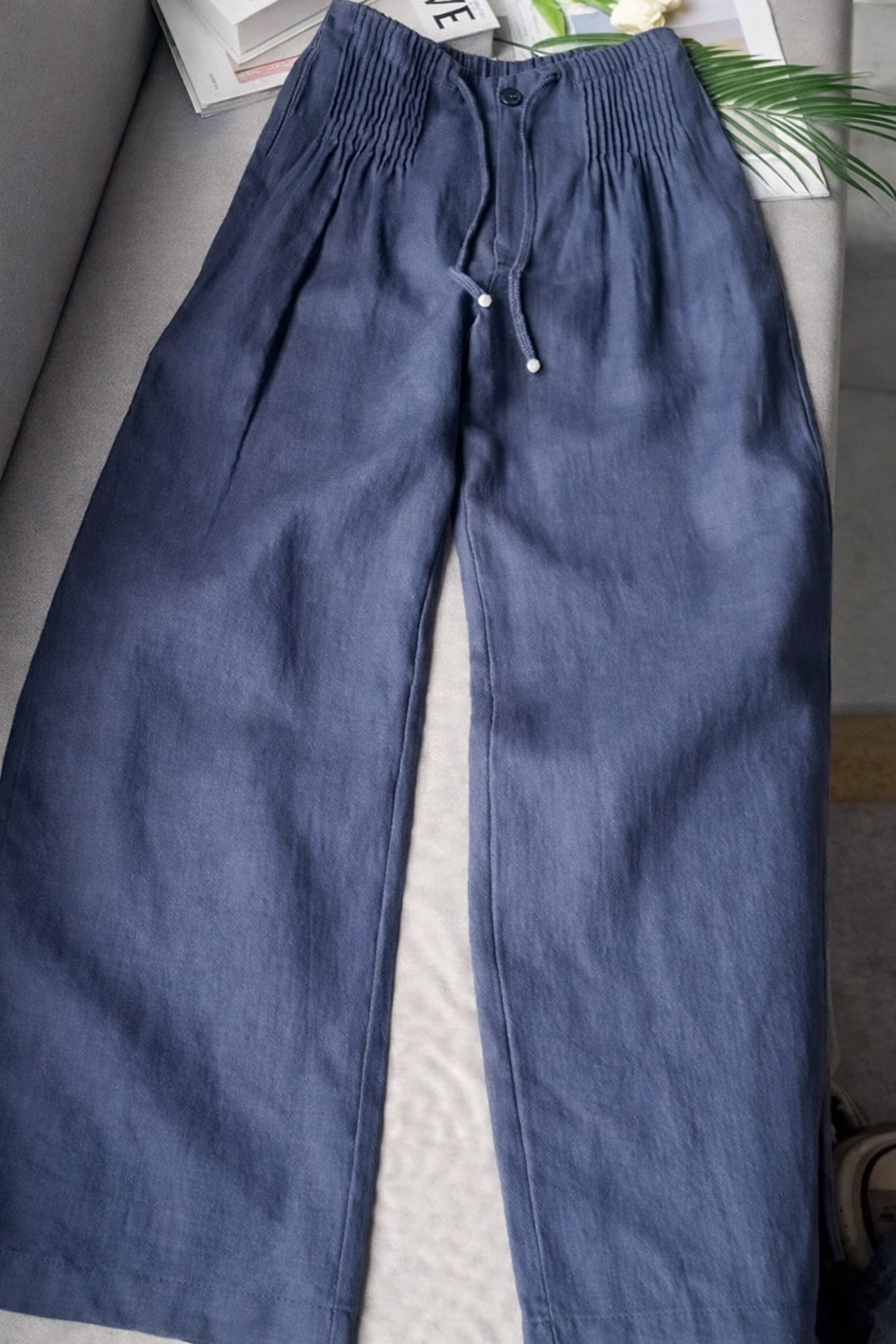 Ilse | Baumwollhose mit weitem Bein