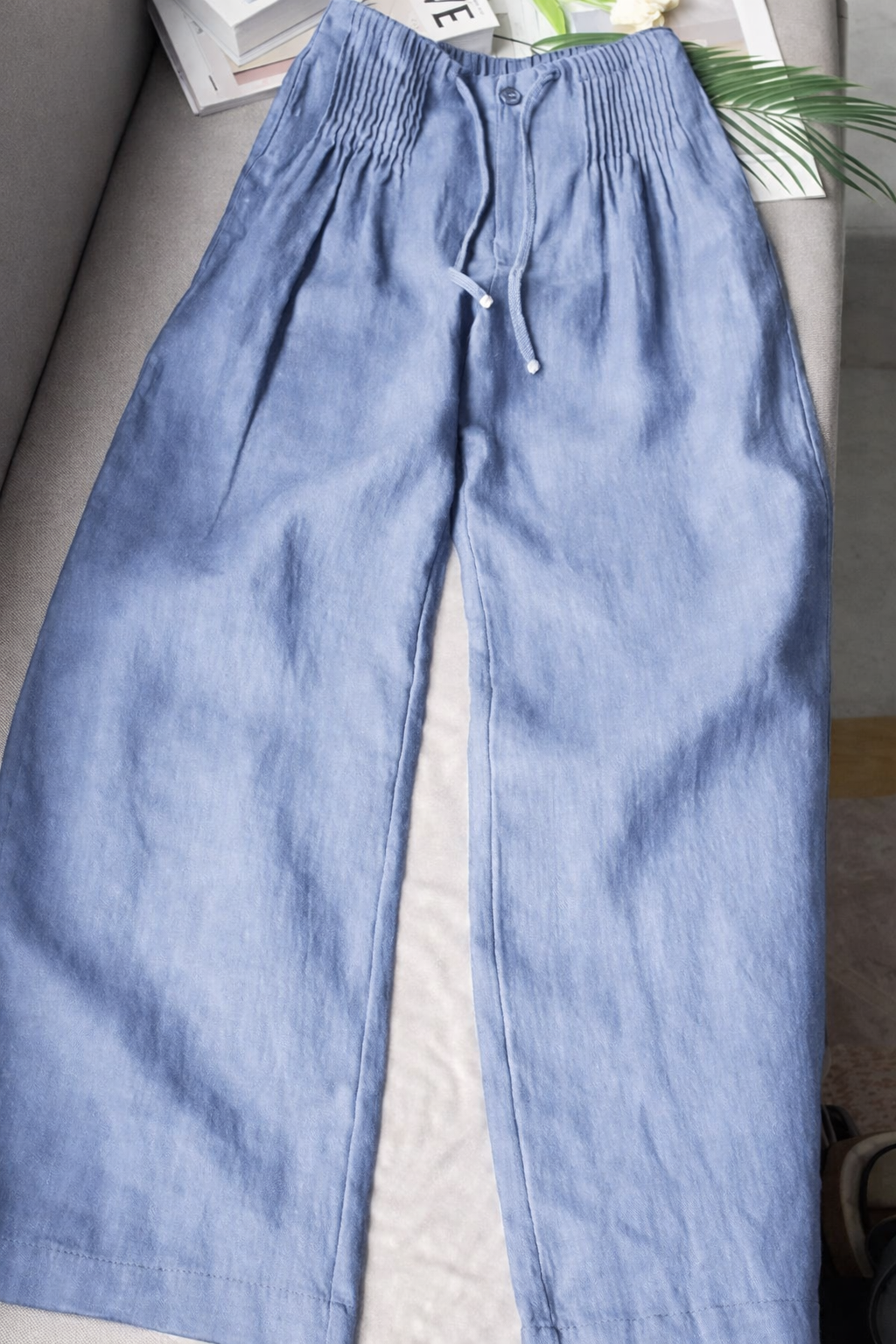 Ilse | Baumwollhose mit weitem Bein