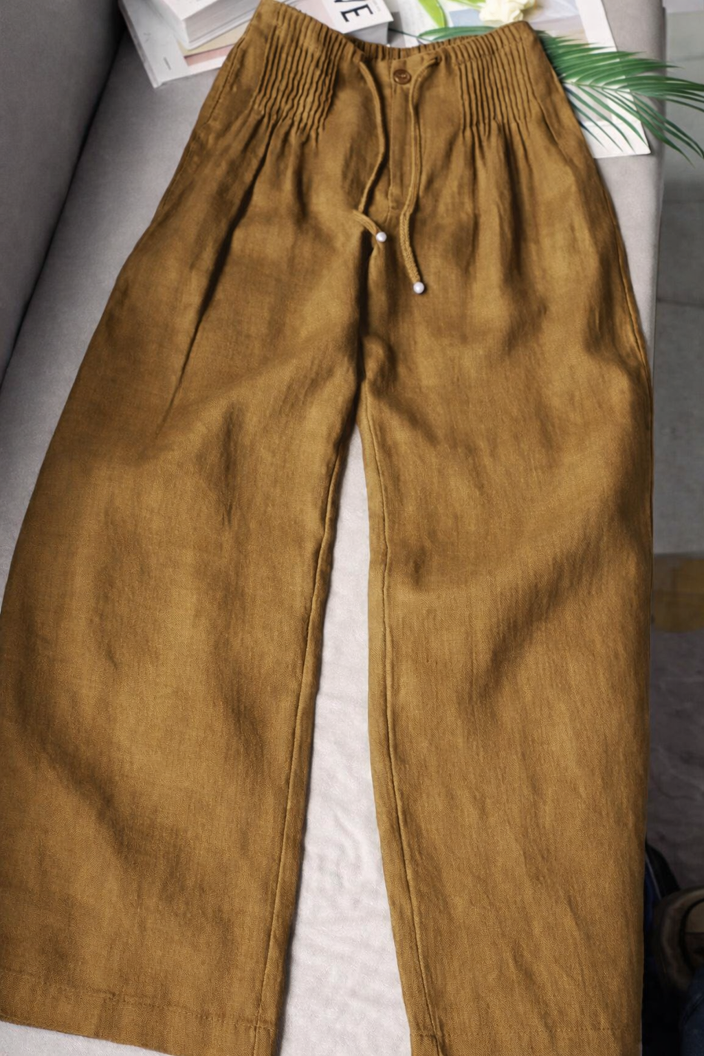 Ilse | Baumwollhose mit weitem Bein