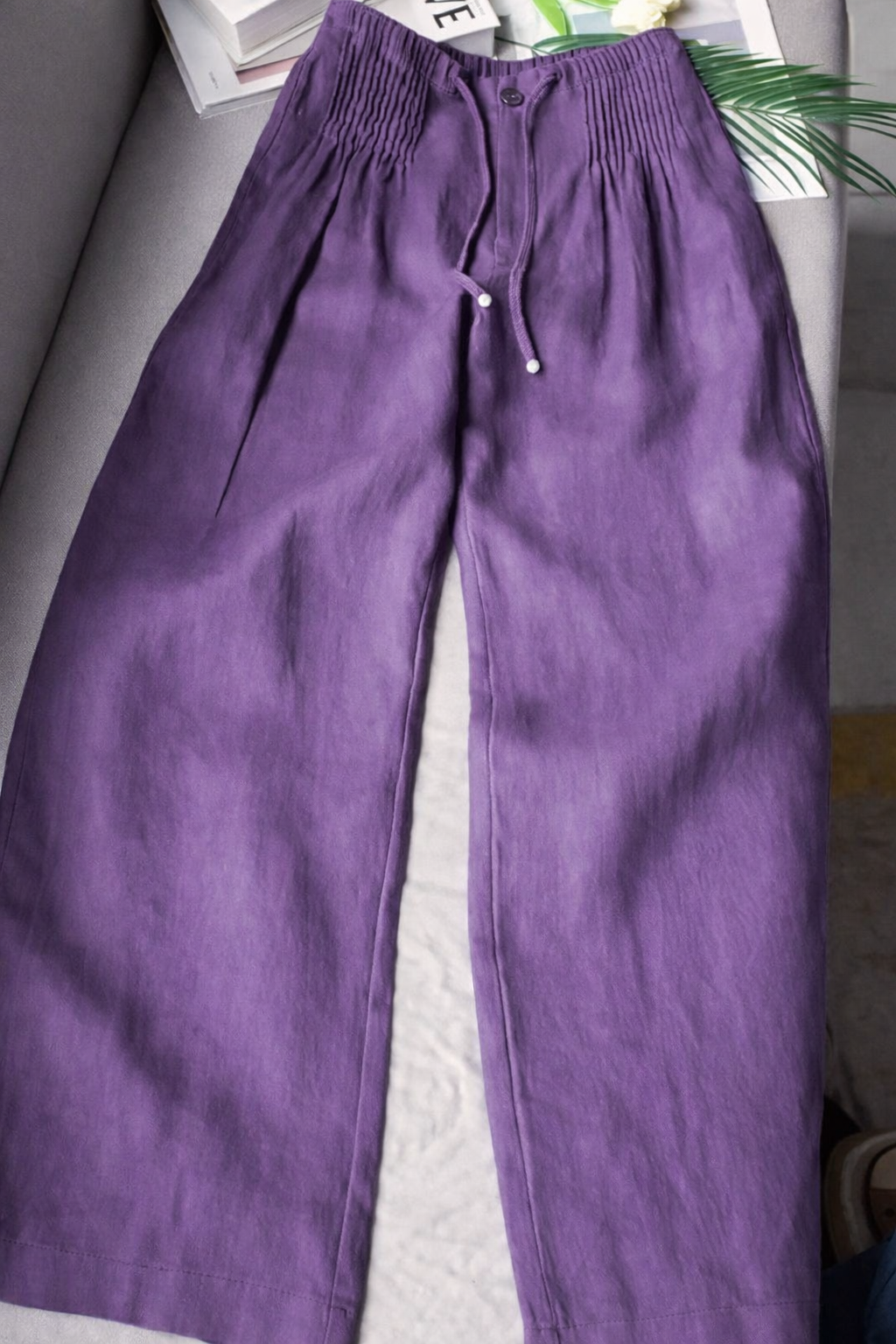 Ilse | Baumwollhose mit weitem Bein