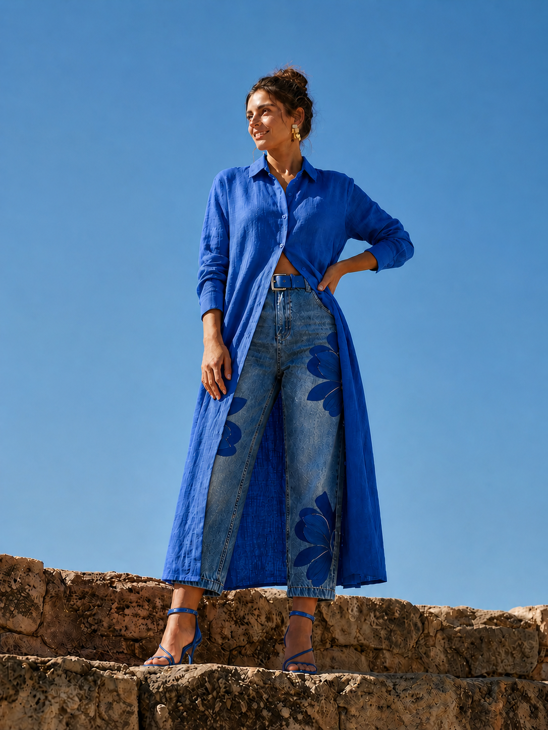 Beatrix blaue Weste