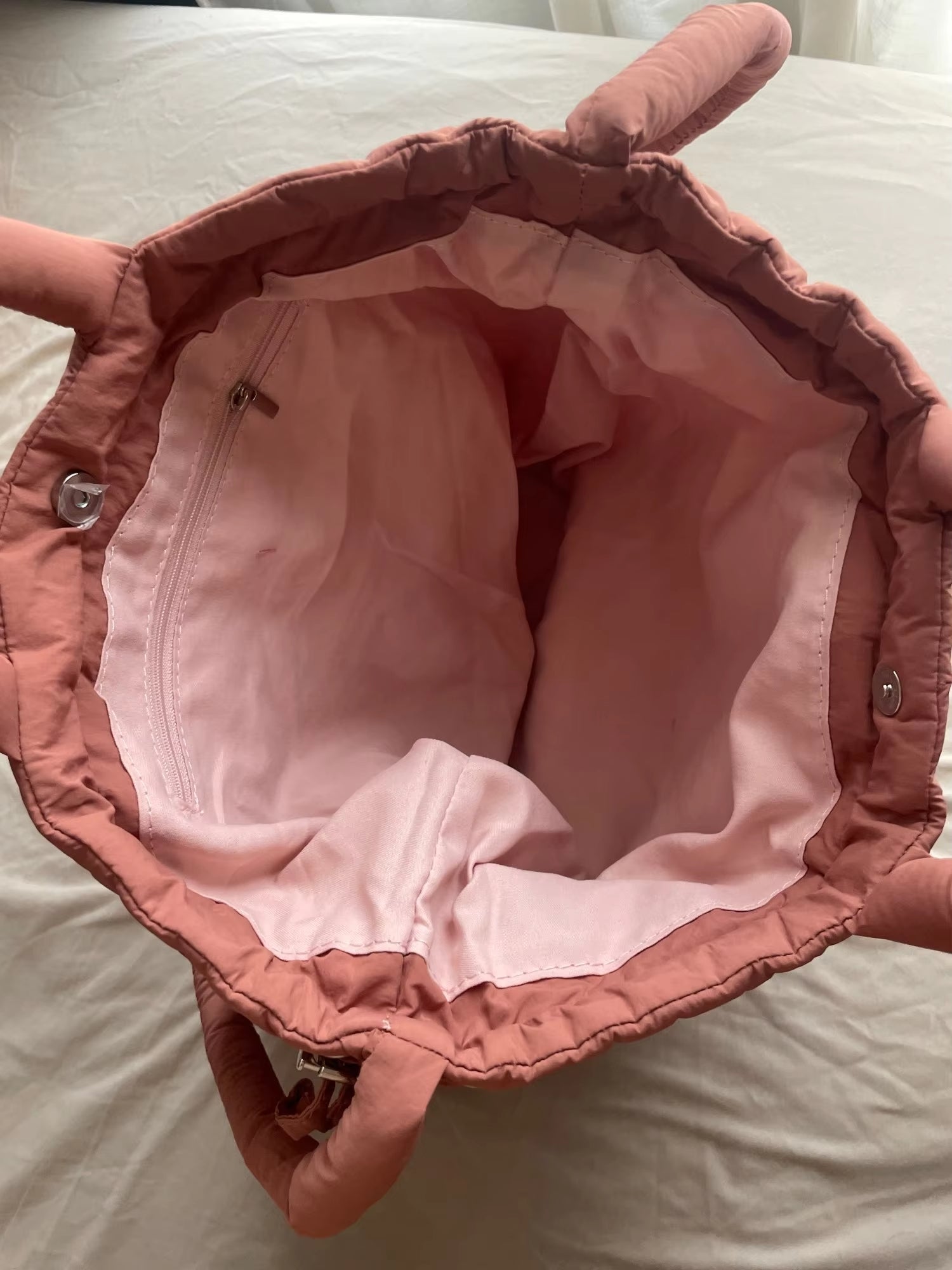 Rosa | Einzigartige Puffer-Handtasche