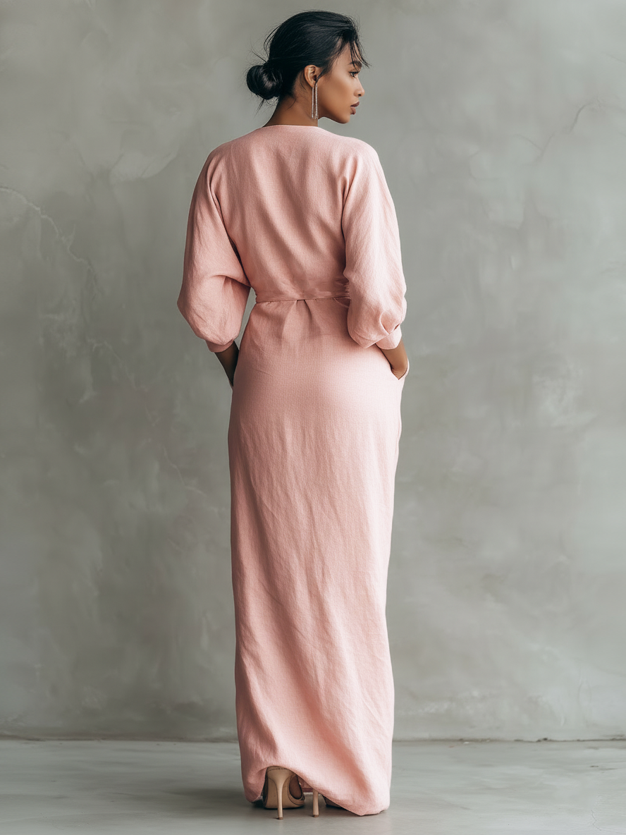 Rosalie | Kleid mit V-Ausschnitt