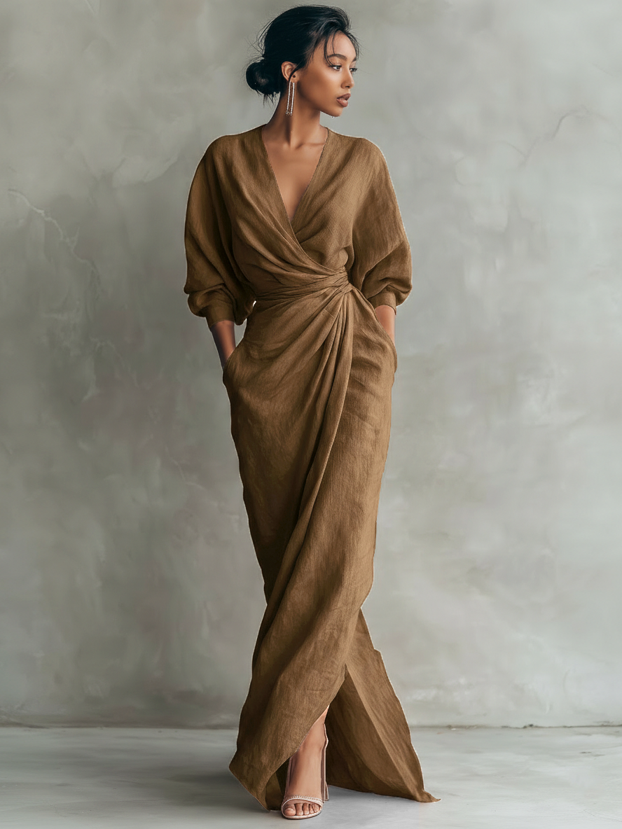 Rosalie | Kleid mit V-Ausschnitt