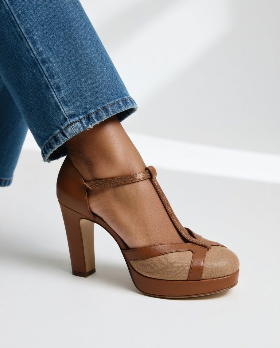 Maëlyne | Retro-Pumps mit bequemer Sohle