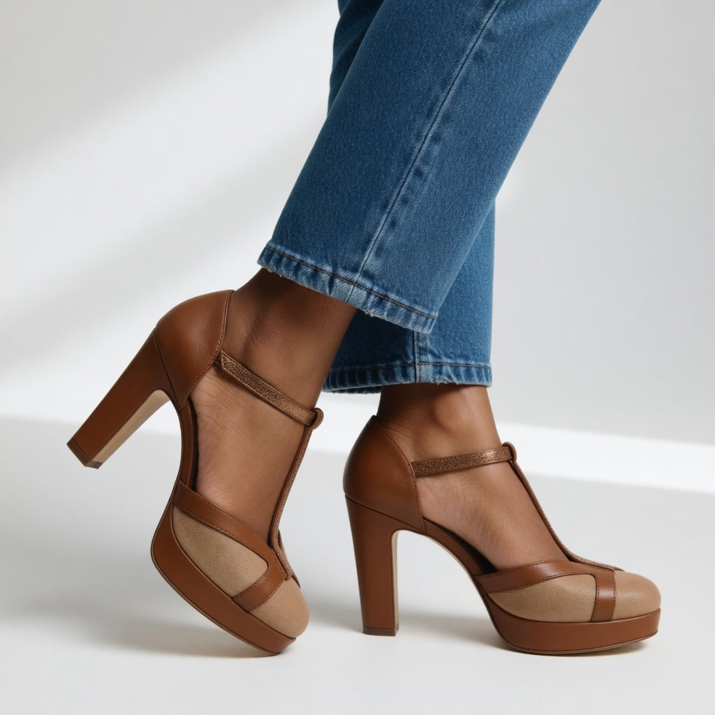 Maëlyne | Retro-Pumps mit bequemer Sohle