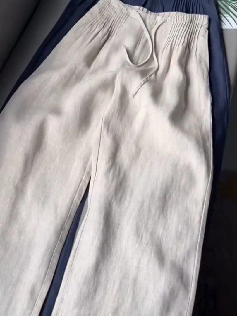 Ilse | Baumwollhose mit weitem Bein