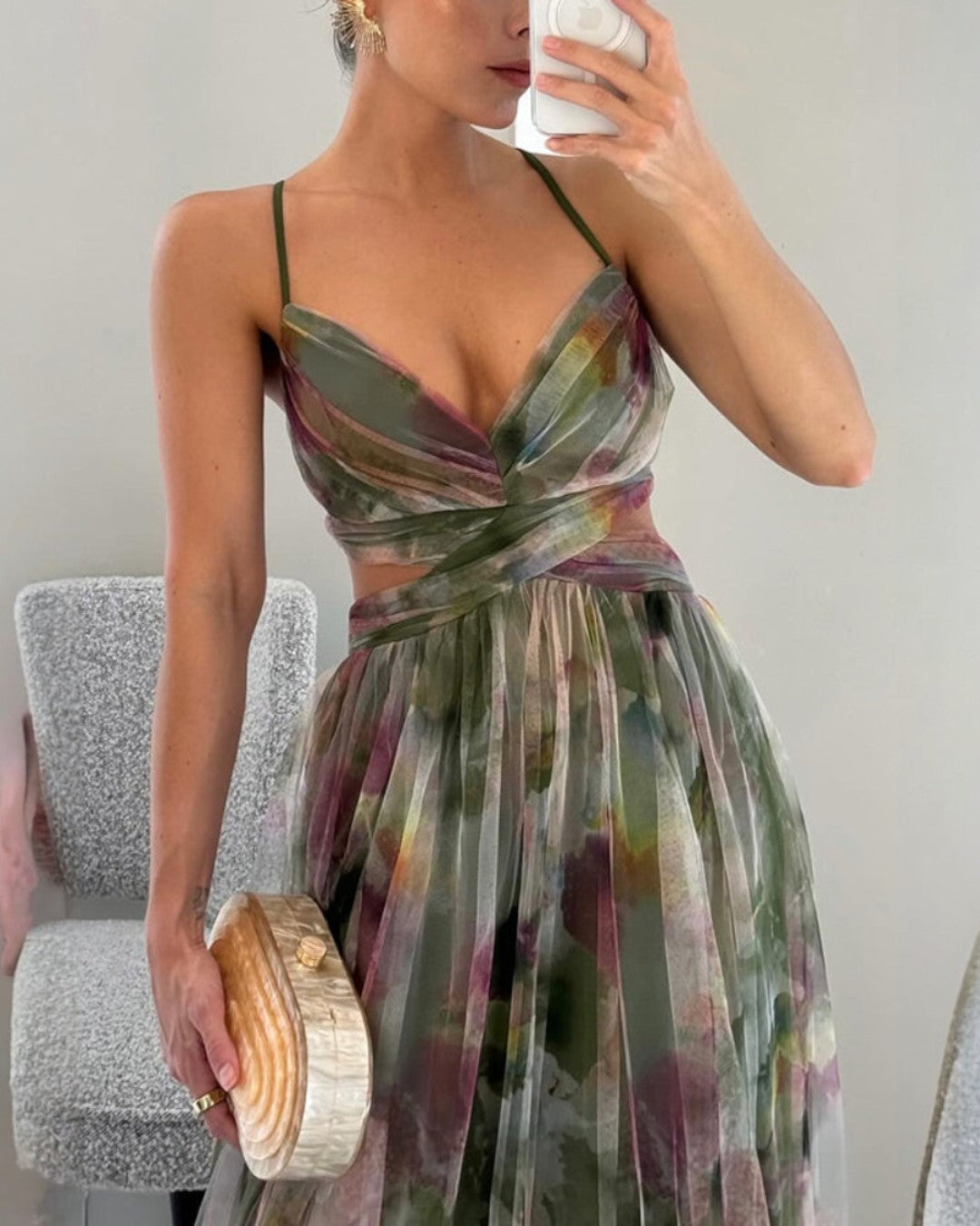 Marjolijn | Bezauberndes Maxikleid mit Blumenprint