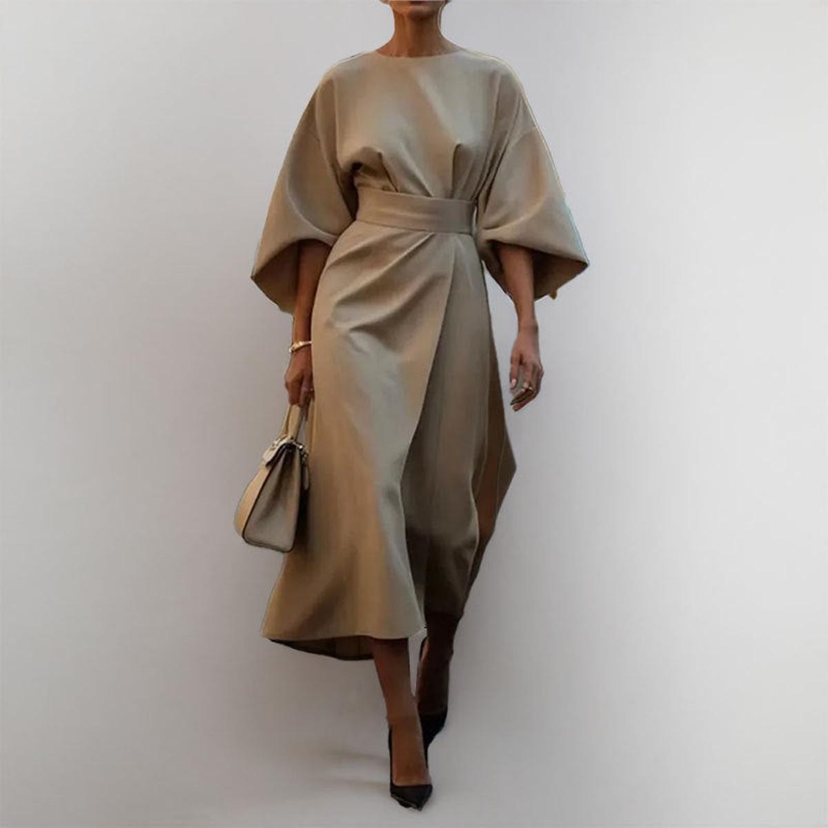 Mila | Langes Kleid mit Kimonoärmeln