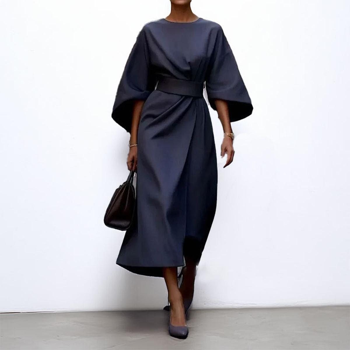 Mila | Langes Kleid mit Kimonoärmeln