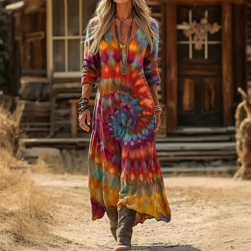 Bea | Vintage-Kleid mit langen Ärmeln