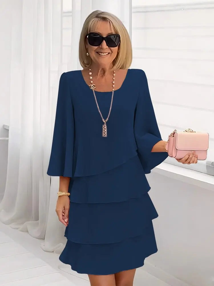 Katharina | Bequemes Kleid mit eleganten Rüschen