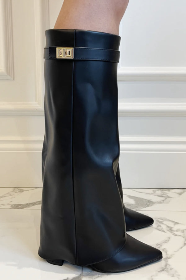 Kelly | Trendige hohe Stiefel