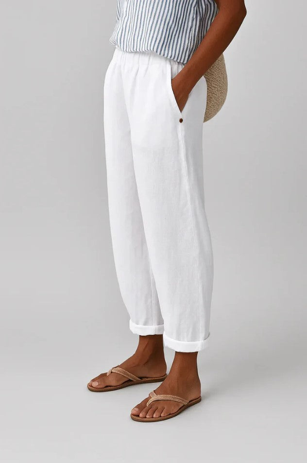 Romy | Leinenhose mit entspannter Passform
