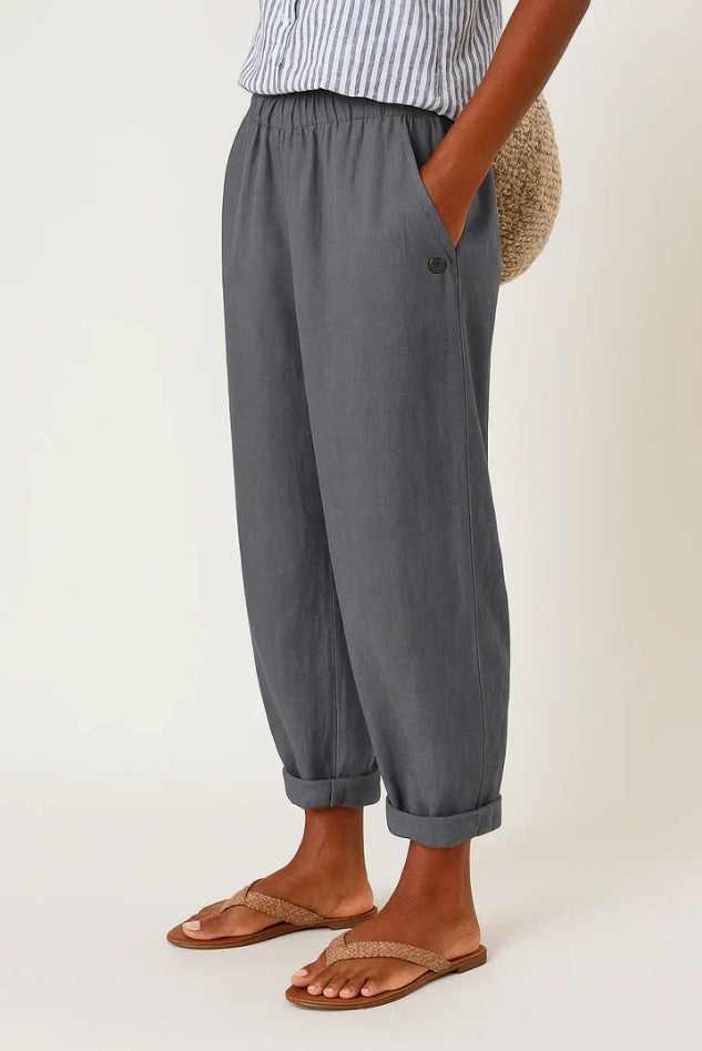 Romy | Leinenhose mit entspannter Passform