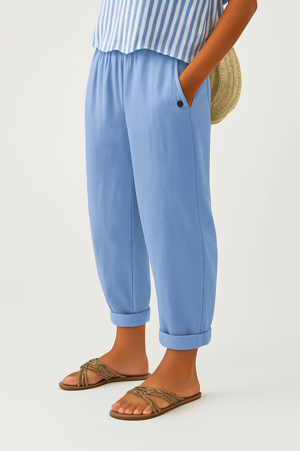 Romy | Leinenhose mit entspannter Passform