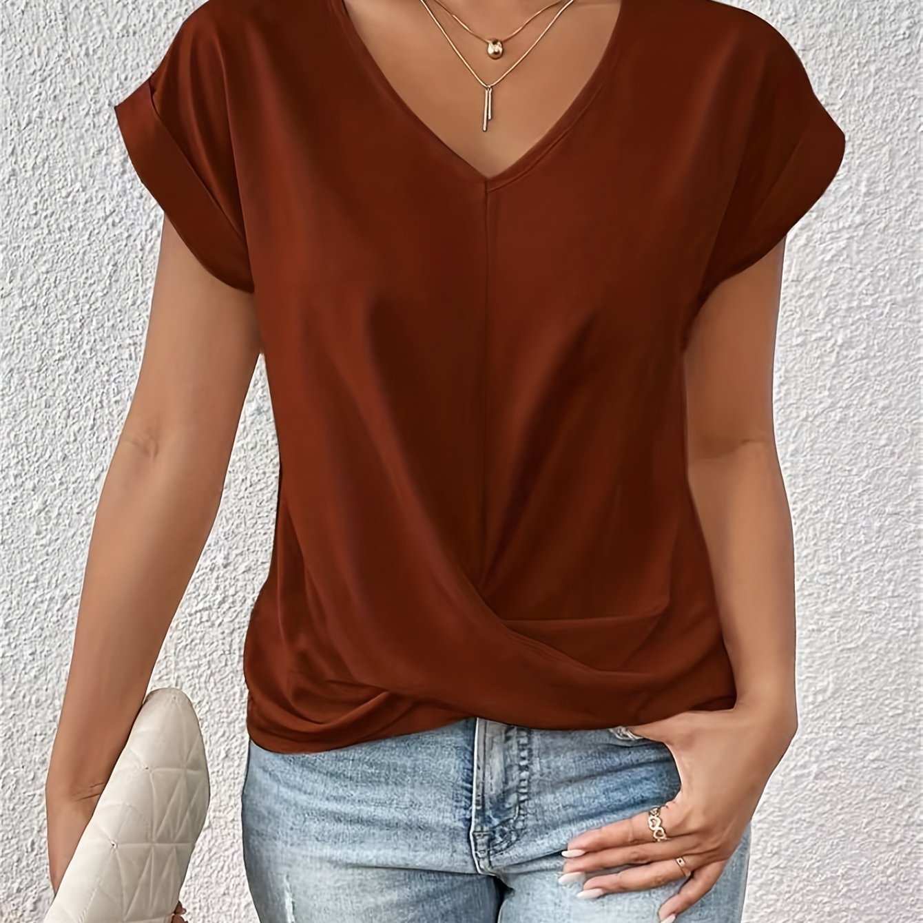 Bo | Stylische Bluse mit V-Ausschnitt
