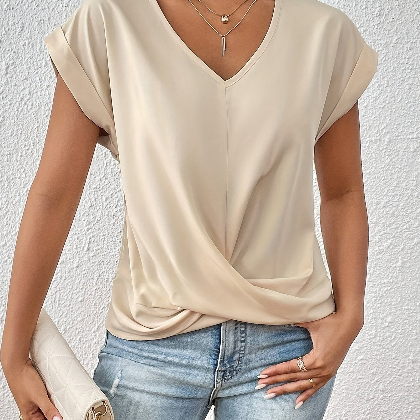 Bo | Stylische Bluse mit V-Ausschnitt