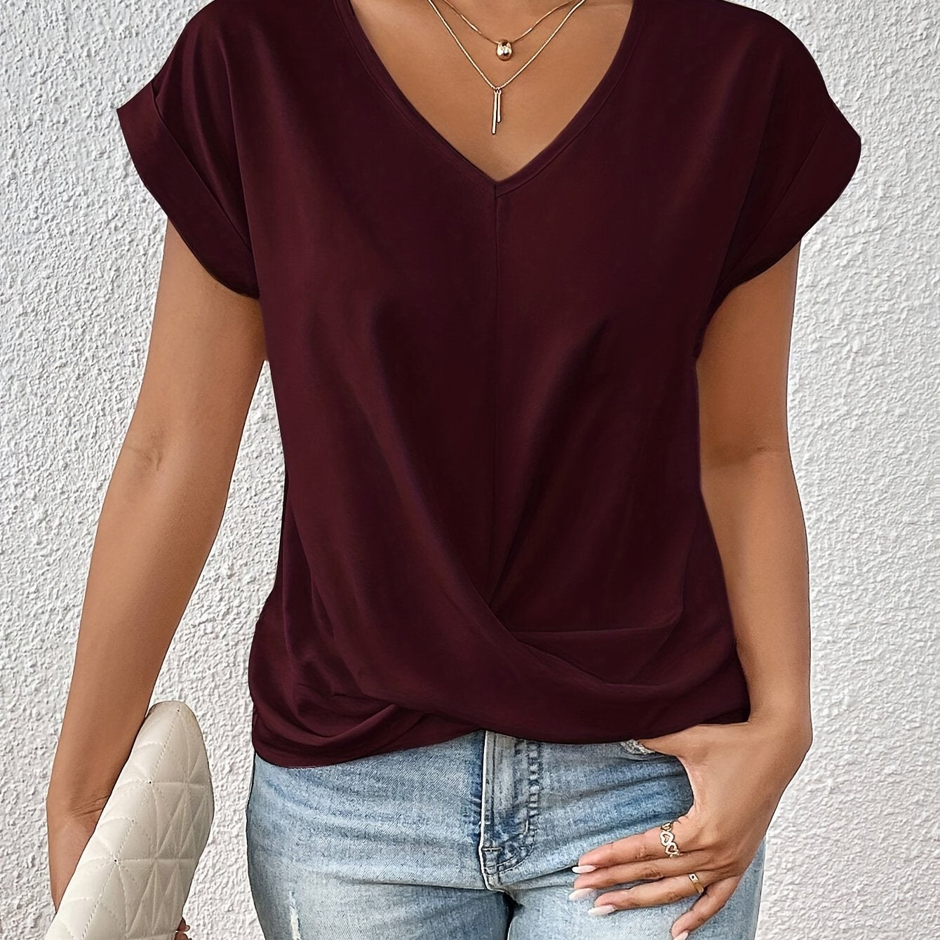 Bo | Stylische Bluse mit V-Ausschnitt