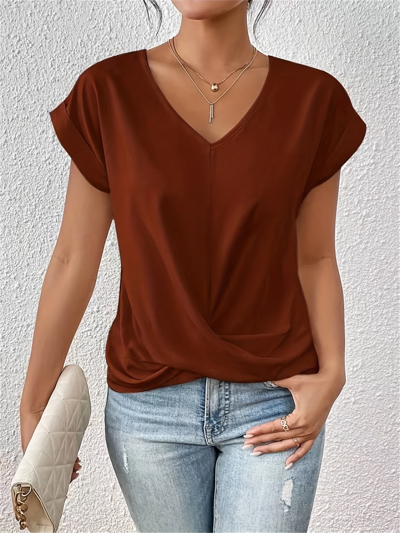 Bo | Stylische Bluse mit V-Ausschnitt
