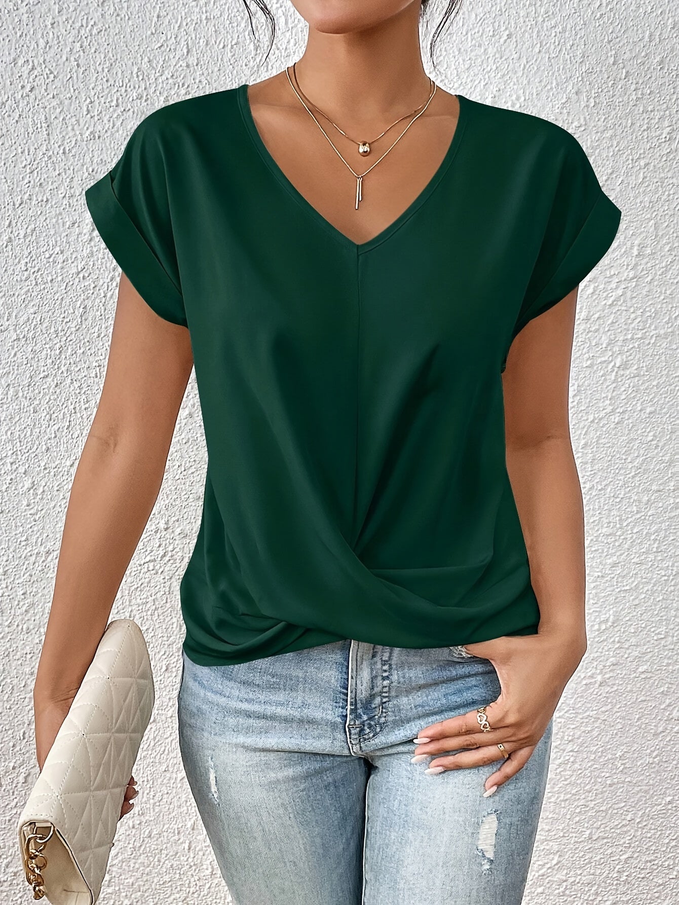 Bo | Stylische Bluse mit V-Ausschnitt