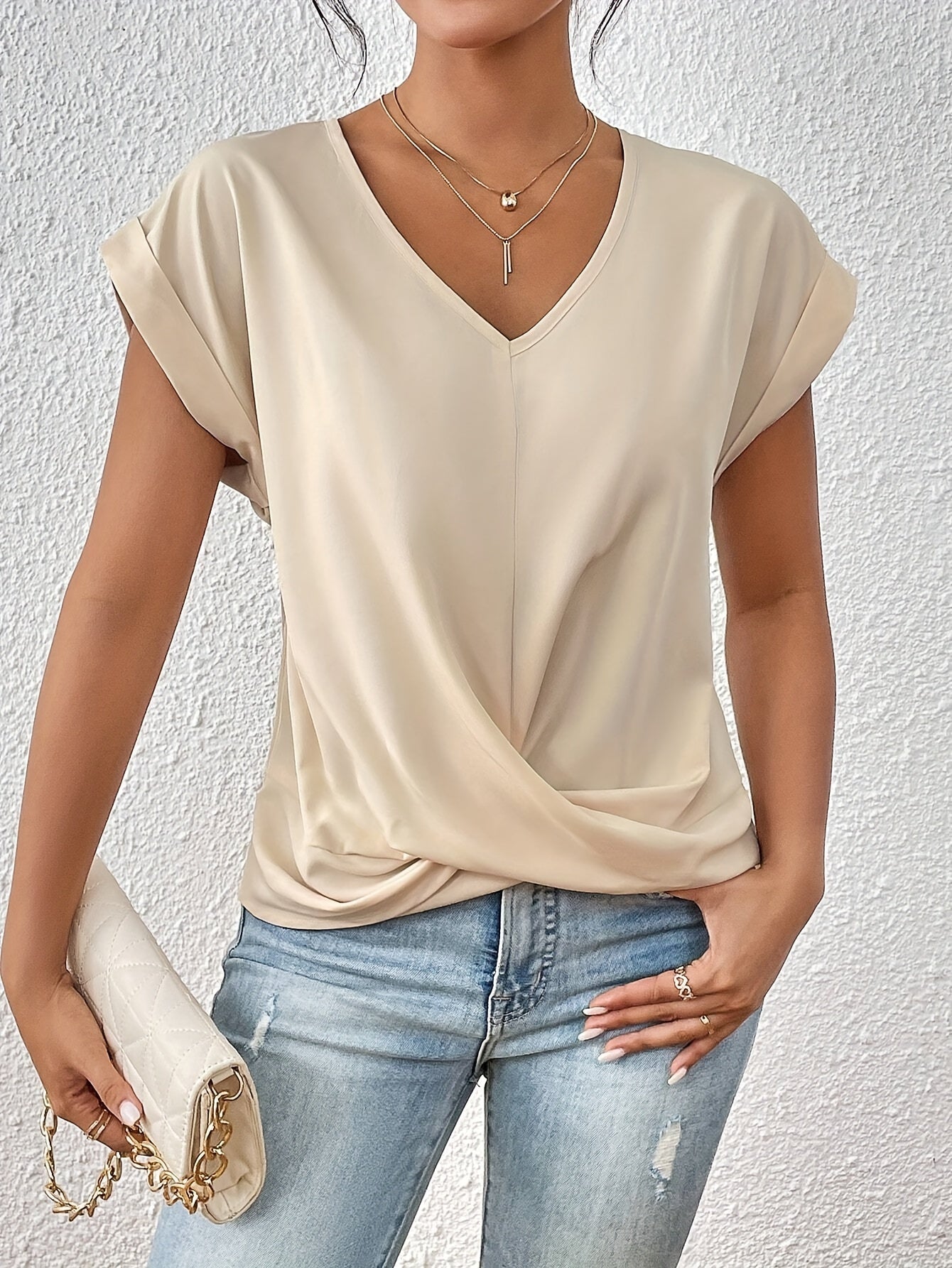 Bo | Stylische Bluse mit V-Ausschnitt