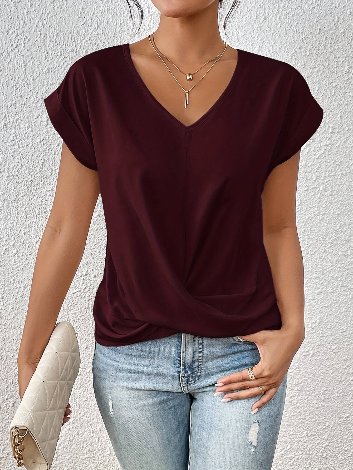 Bo | Stylische Bluse mit V-Ausschnitt