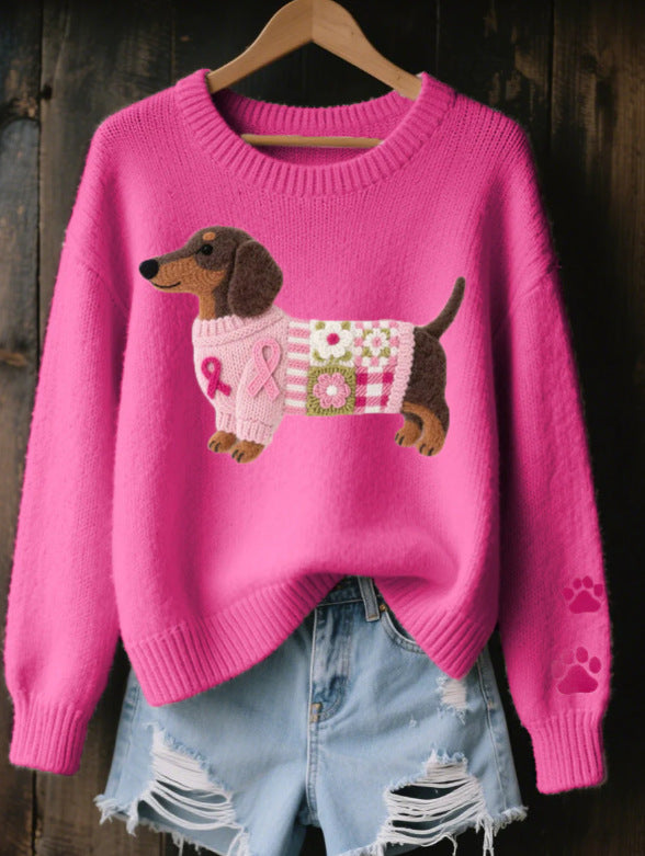 Bella™ – Bequemer Pullover mit Hundemotiv