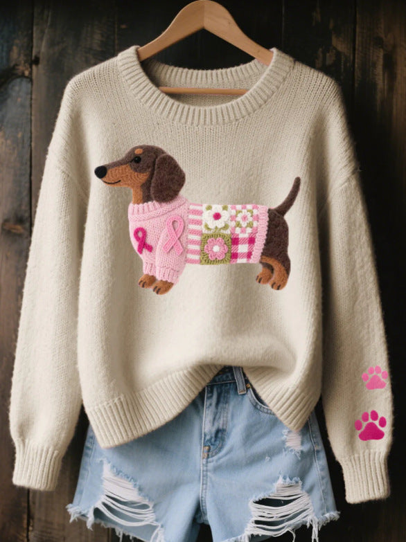 Bella™ – Bequemer Pullover mit Hundemotiv