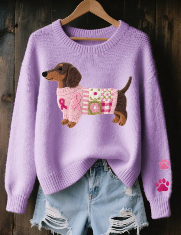 Bella™ – Bequemer Pullover mit Hundemotiv